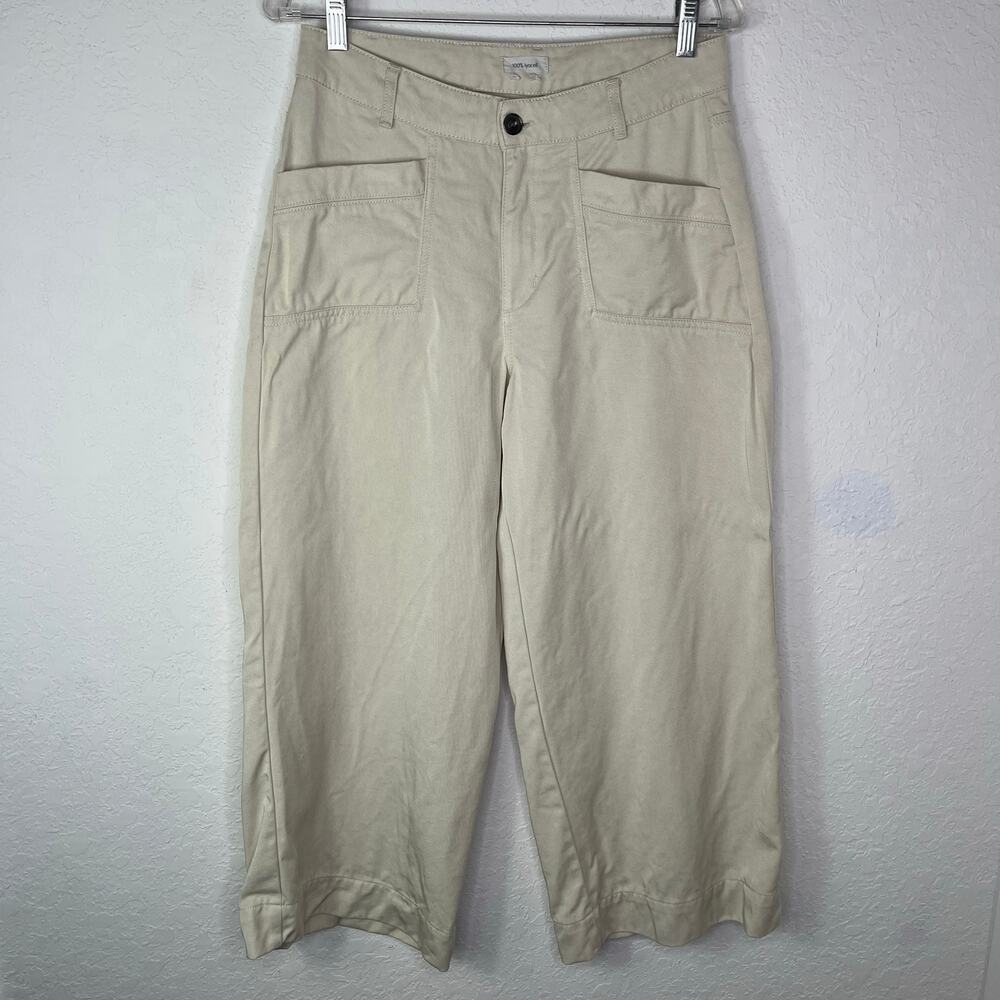 C&C California Lyocell Capri beige pants, S/M??, comfort, casual, travel, summer